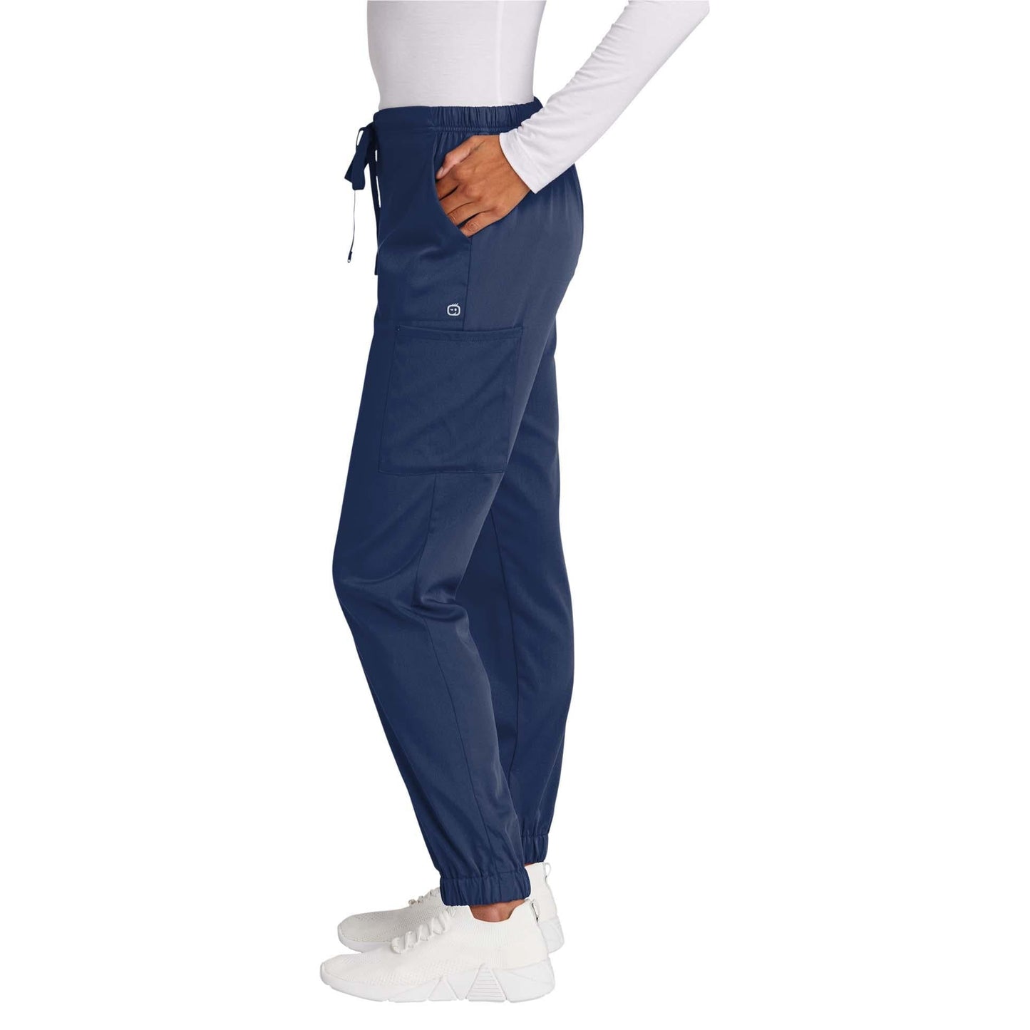 Black Scrub Pants - WonderWink - Modern Jogger Fit