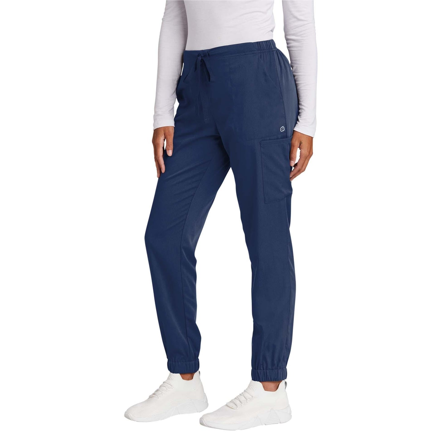 Black Scrub Pants - WonderWink - Modern Jogger Fit