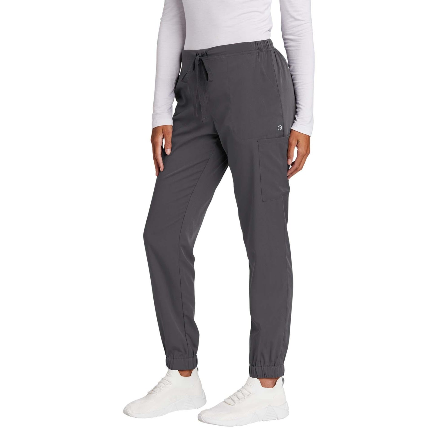 Black Scrub Pants - WonderWink - Modern Jogger Fit