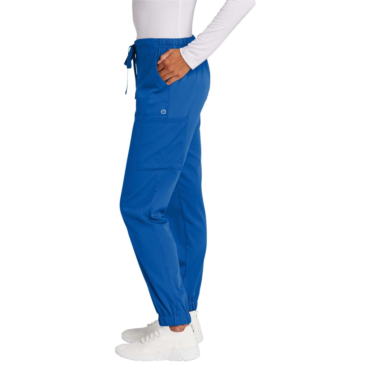 Black Scrub Pants - WonderWink - Modern Jogger Fit