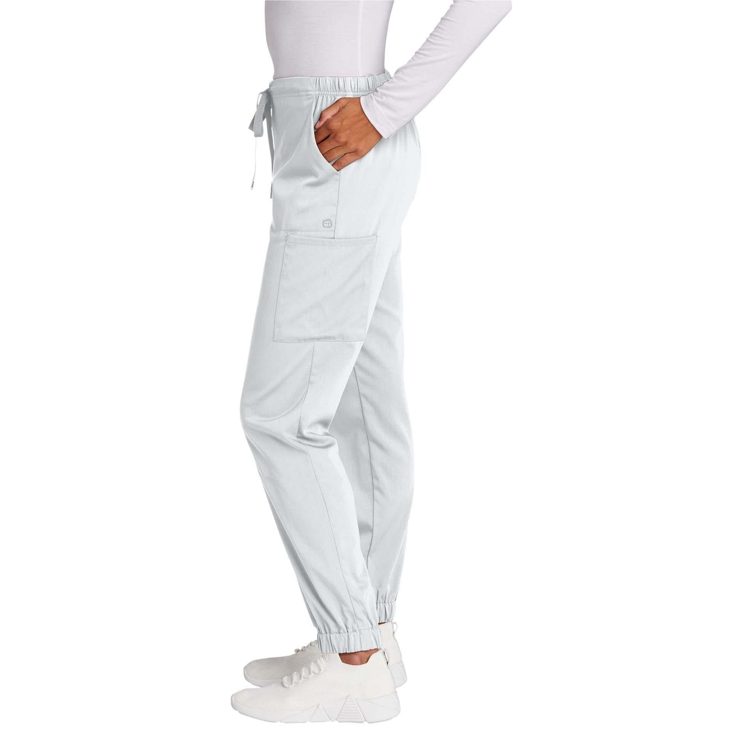 Black Scrub Pants - WonderWink - Modern Jogger Fit