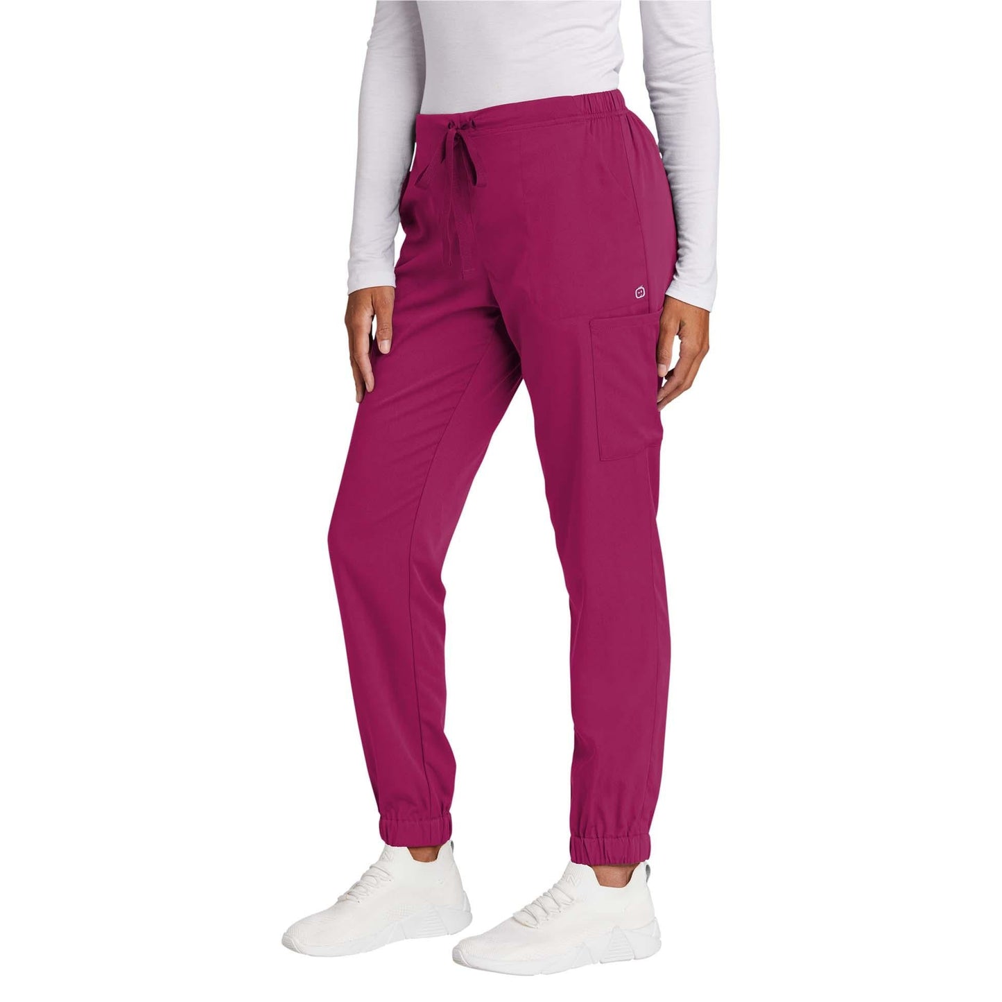 Black Scrub Pants - WonderWink - Modern Jogger Fit