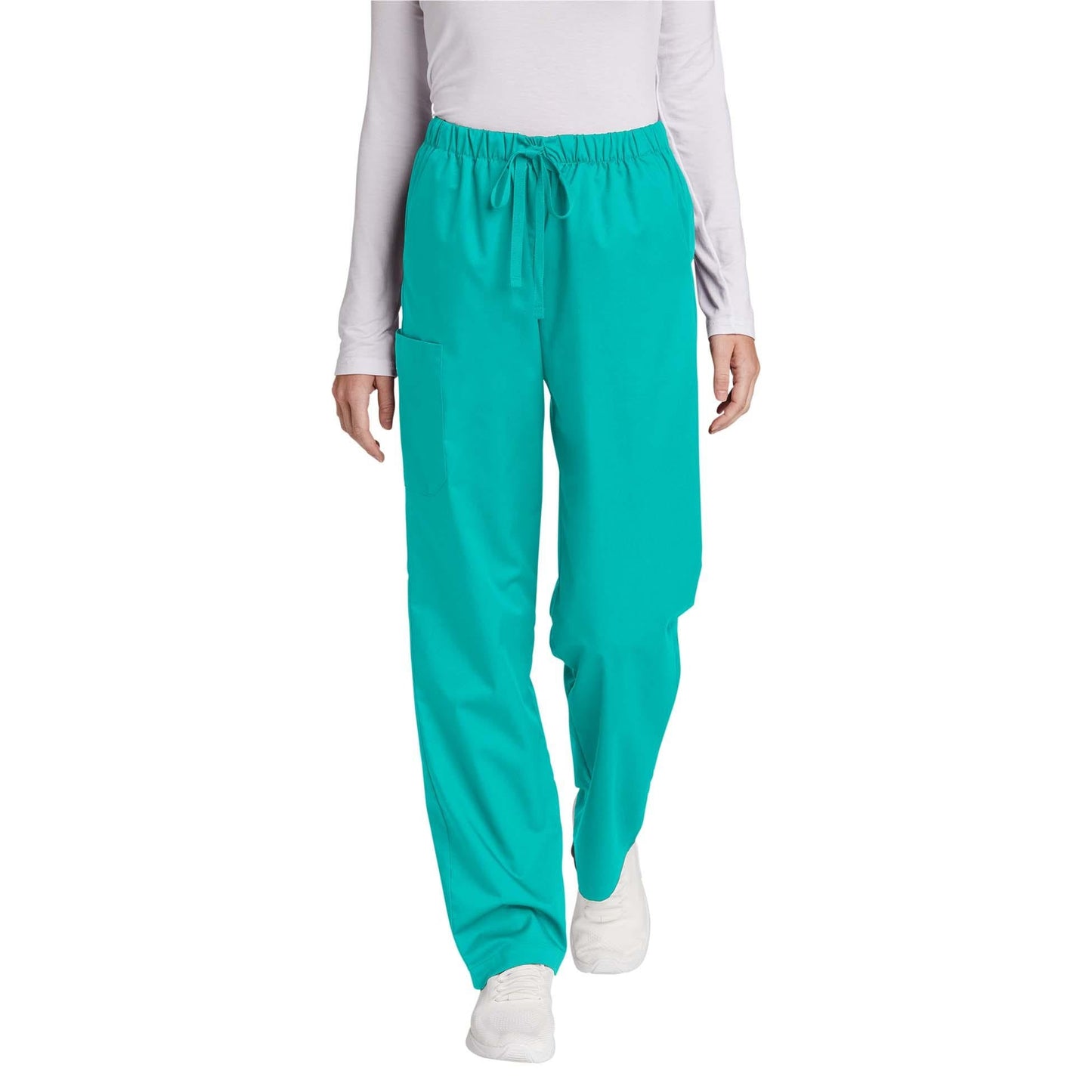 Black Scrub Pants - WonderWink - Comfortable Cargo Design