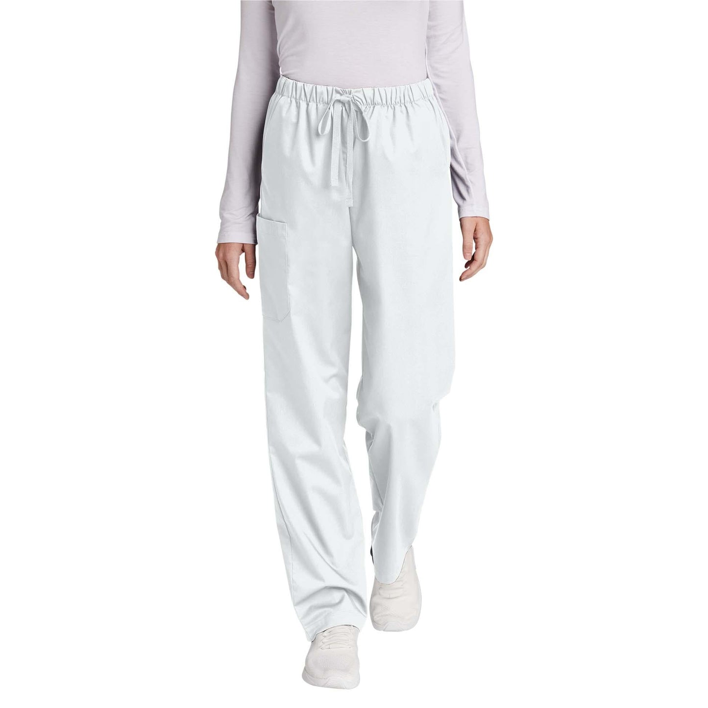 Black Scrub Pants - WonderWink - Comfortable Cargo Design