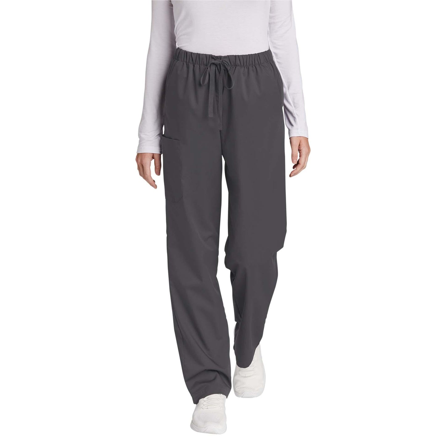 Black Scrub Pants - WonderWink - Comfortable Cargo Style