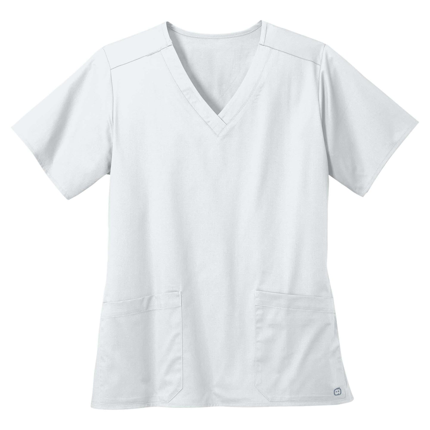 Black Scrub Tops - WonderWink - V-Neck Design