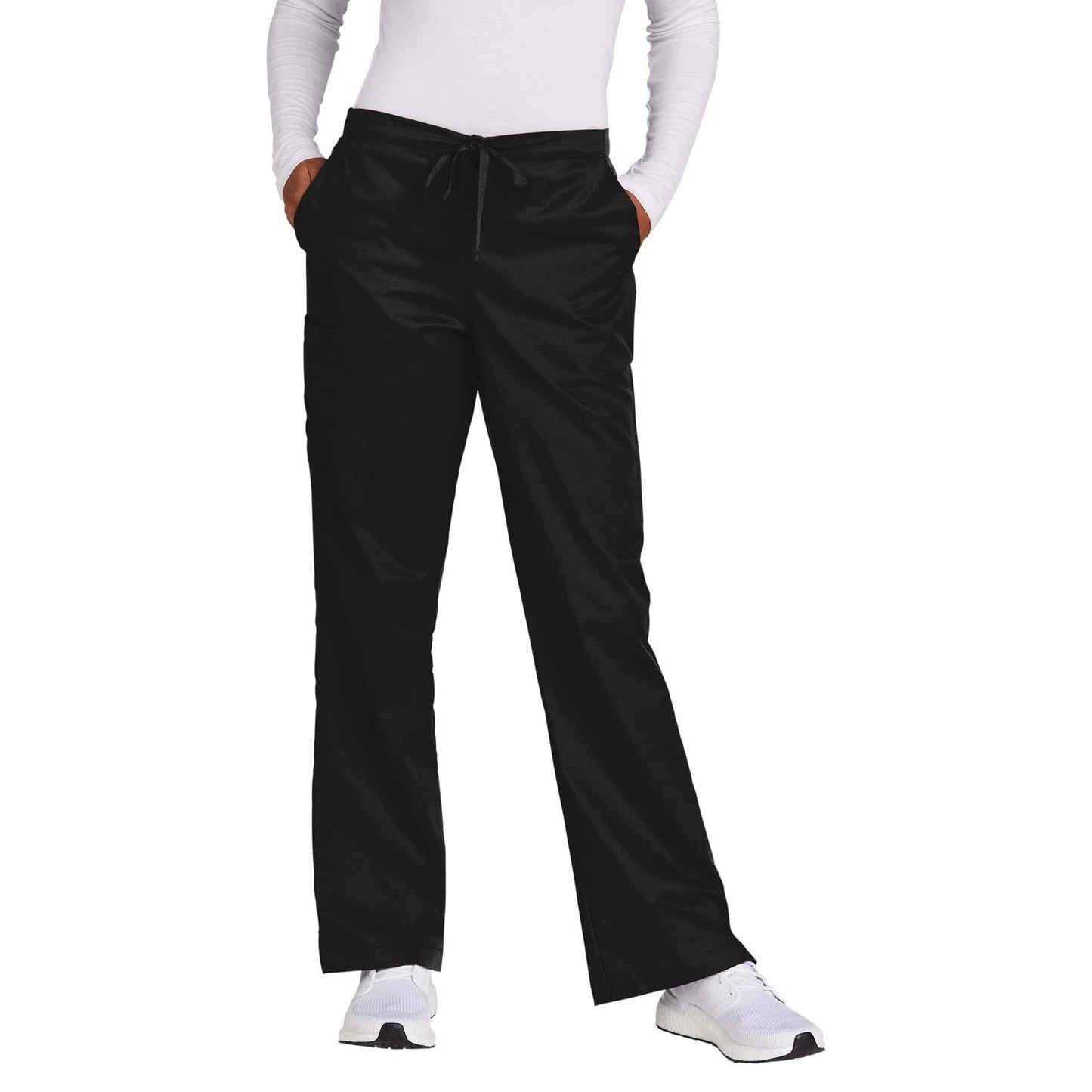 Black Scrub Pants - WonderWink - Comfortable Fit