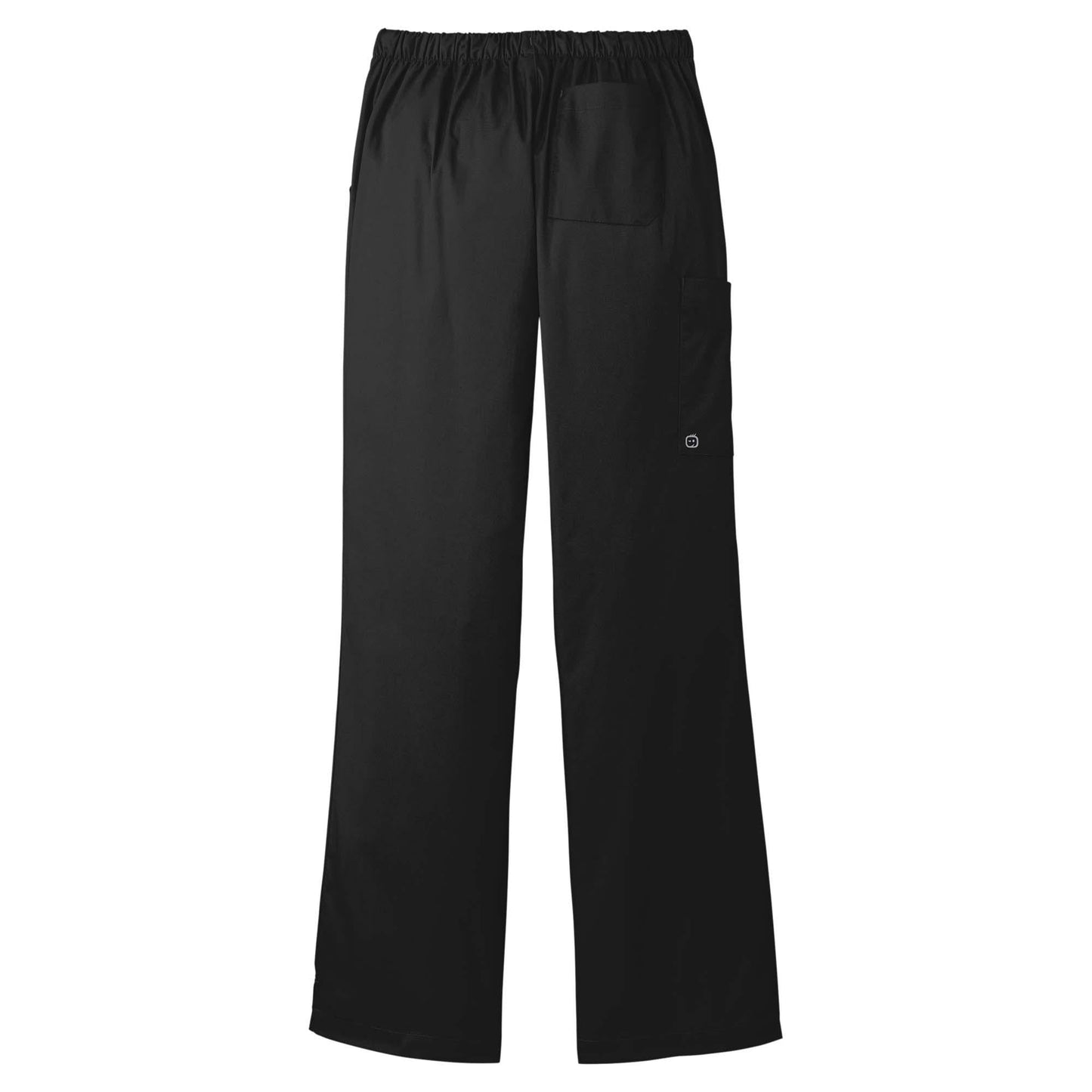 Black Scrub Pants - WonderWink - Comfortable Fit
