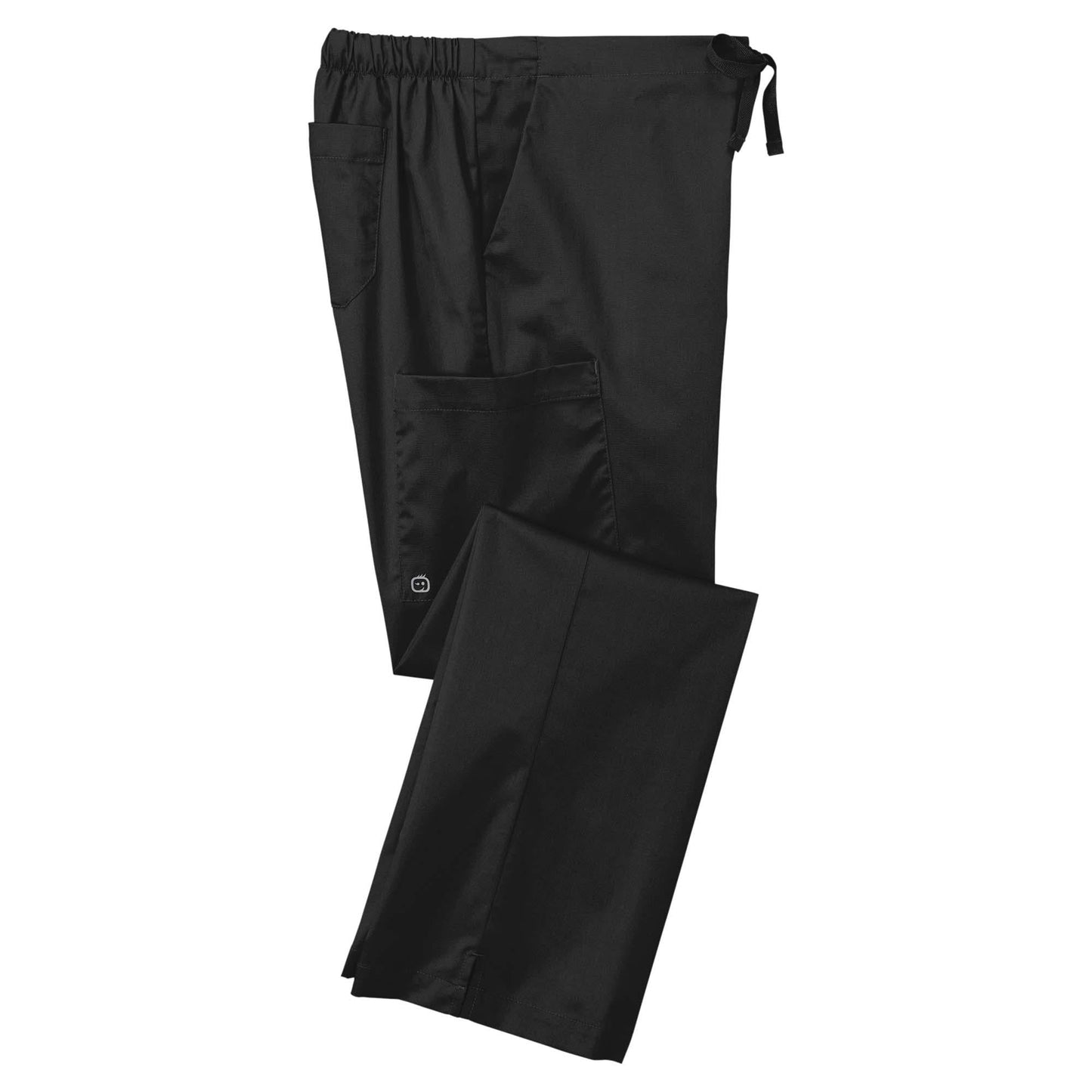 Black Scrub Pants - WonderWink - Comfortable Fit