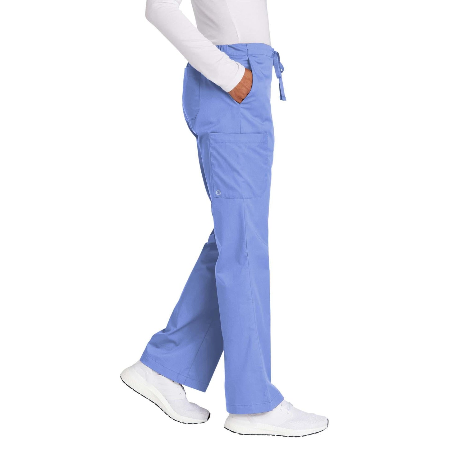 Black Scrub Pants - WonderWink - Comfortable Fit