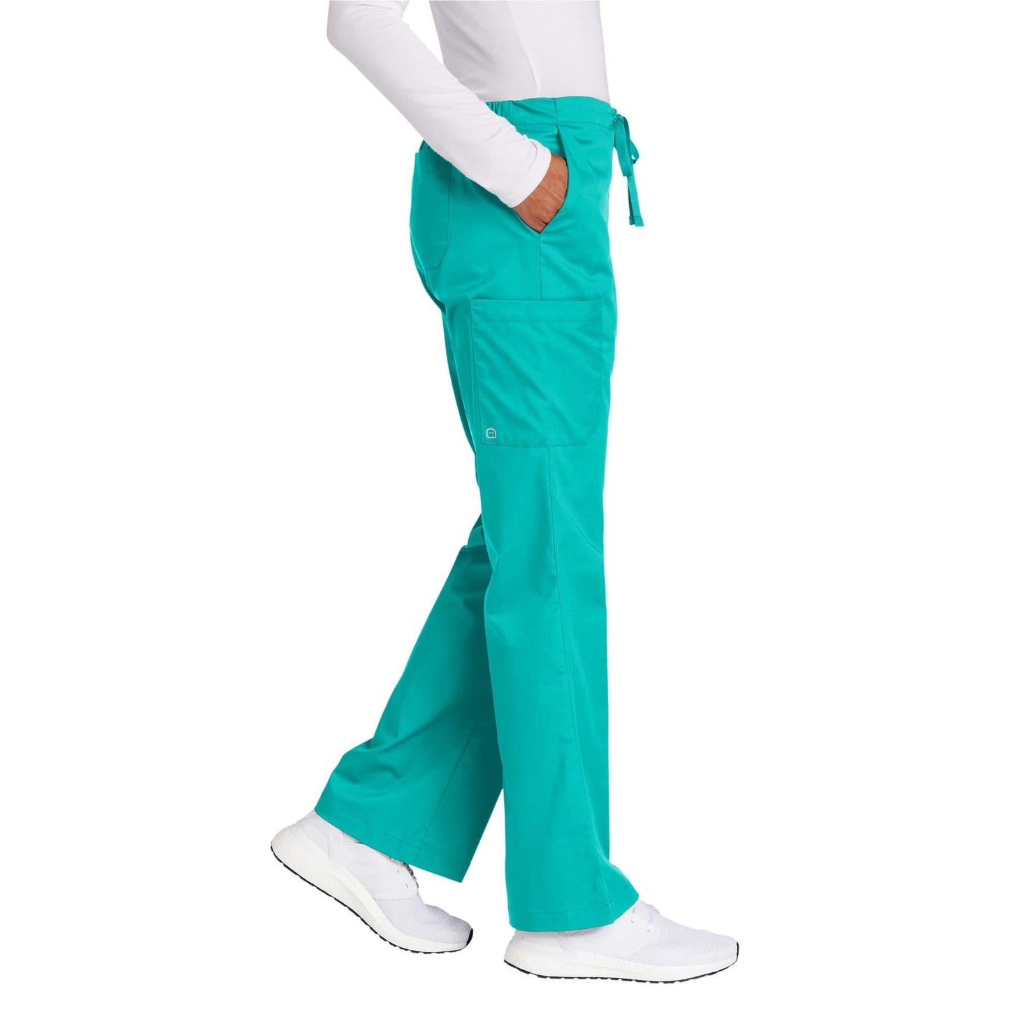 Black Scrub Pants - WonderWink - Comfortable Fit