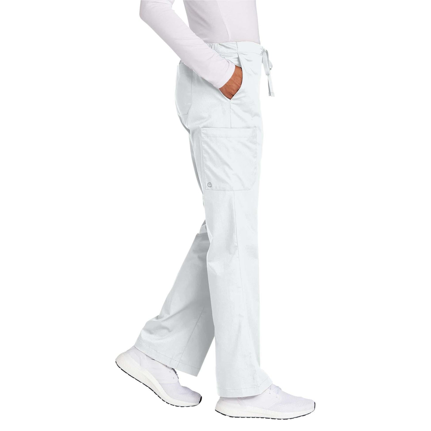Black Scrub Pants - WonderWink - Comfortable Fit