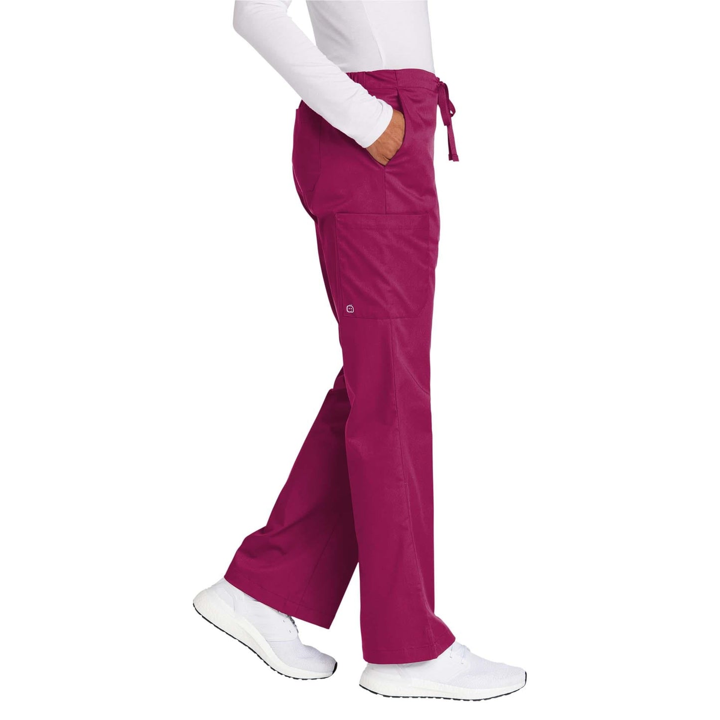 Black Scrub Pants - WonderWink - Comfortable Fit