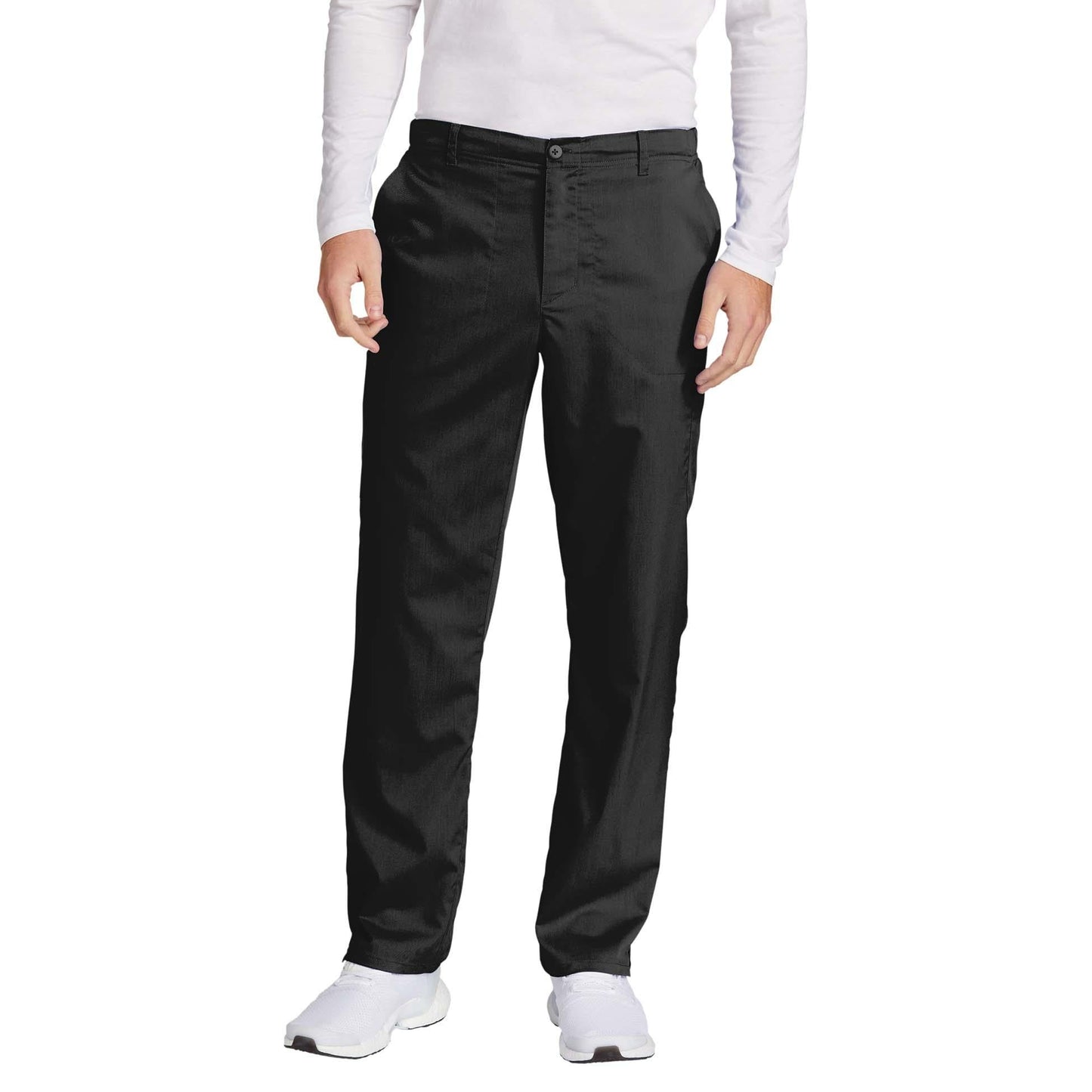Black Scrub Pants - WonderWink - Comfortable Cargo Style