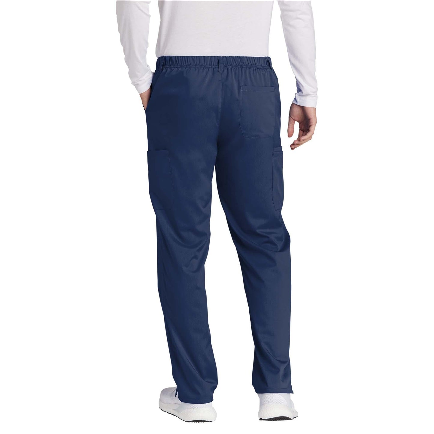 Black Scrub Pants - WonderWink - Comfortable Cargo Style