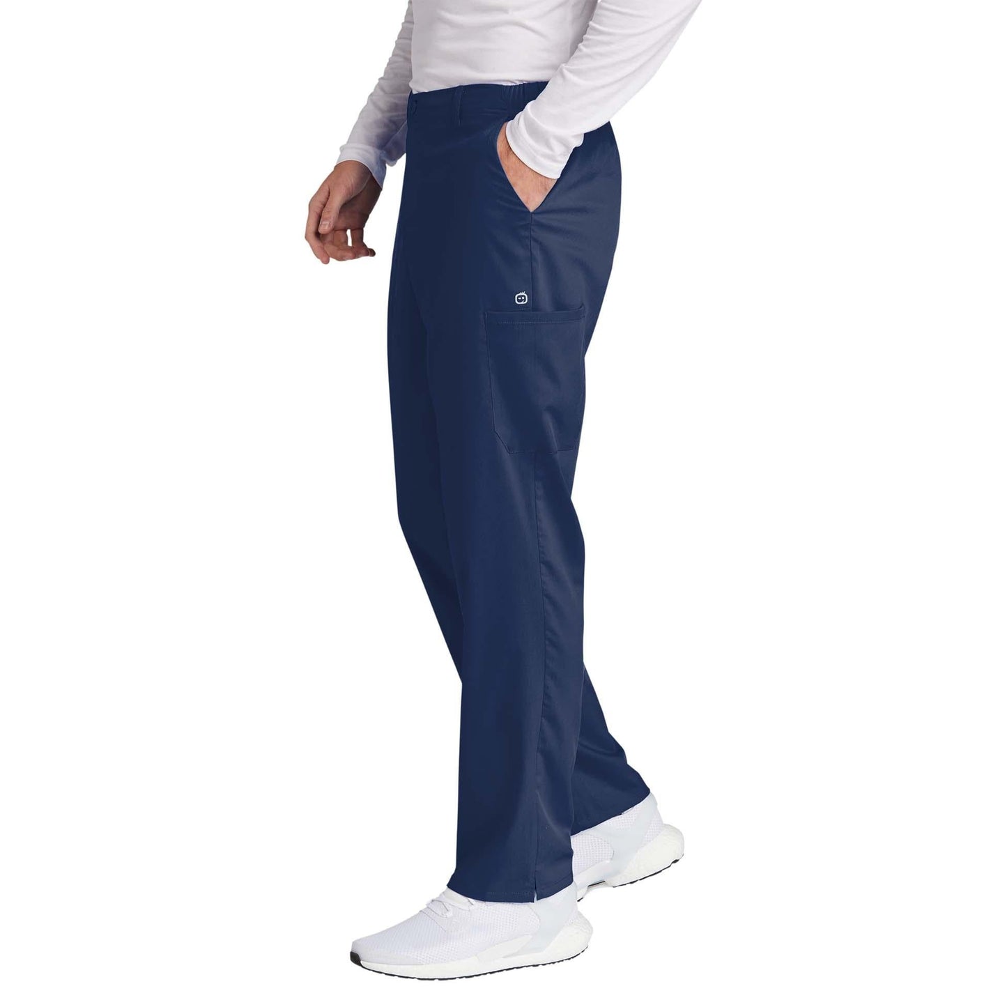 Black Scrub Pants - WonderWink - Comfortable Cargo Style