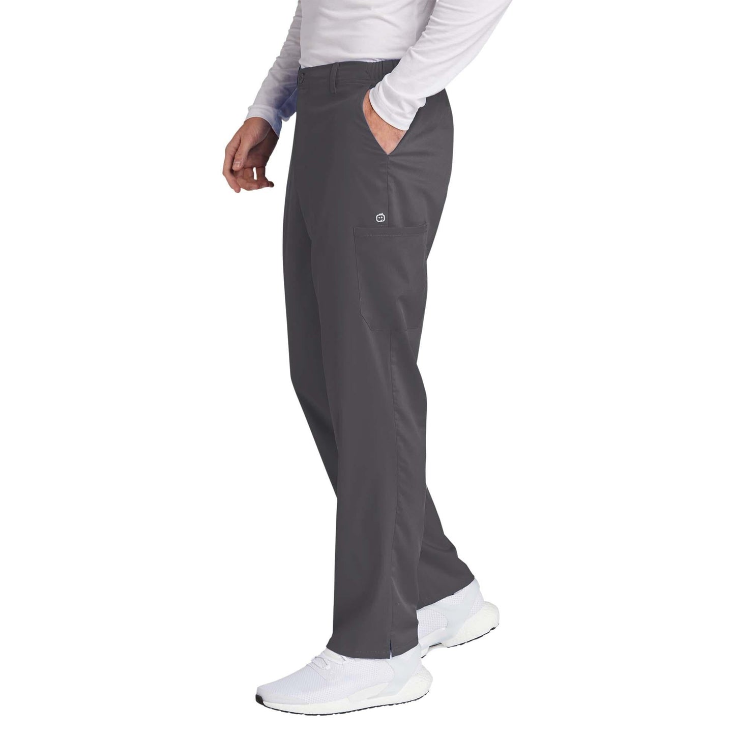 Black Scrub Pants - WonderWink - Comfortable Cargo Style