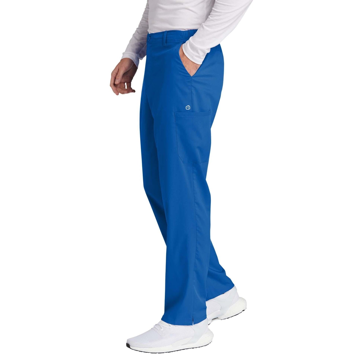 Black Scrub Pants - WonderWink - Comfortable Cargo Style