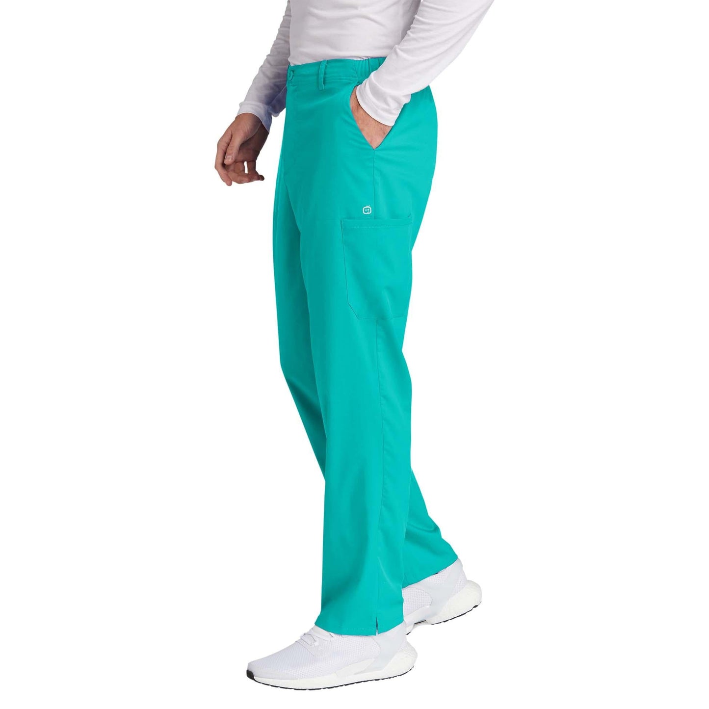 Black Scrub Pants - WonderWink - Comfortable Cargo Style