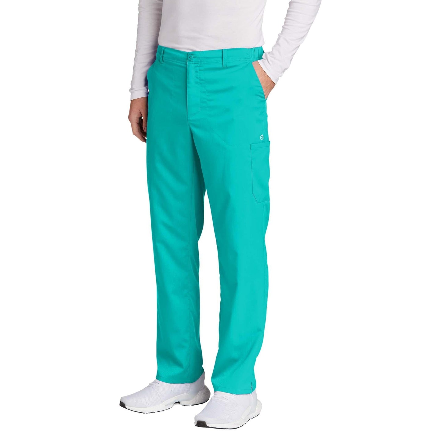 Black Scrub Pants - WonderWink - Comfortable Cargo Style
