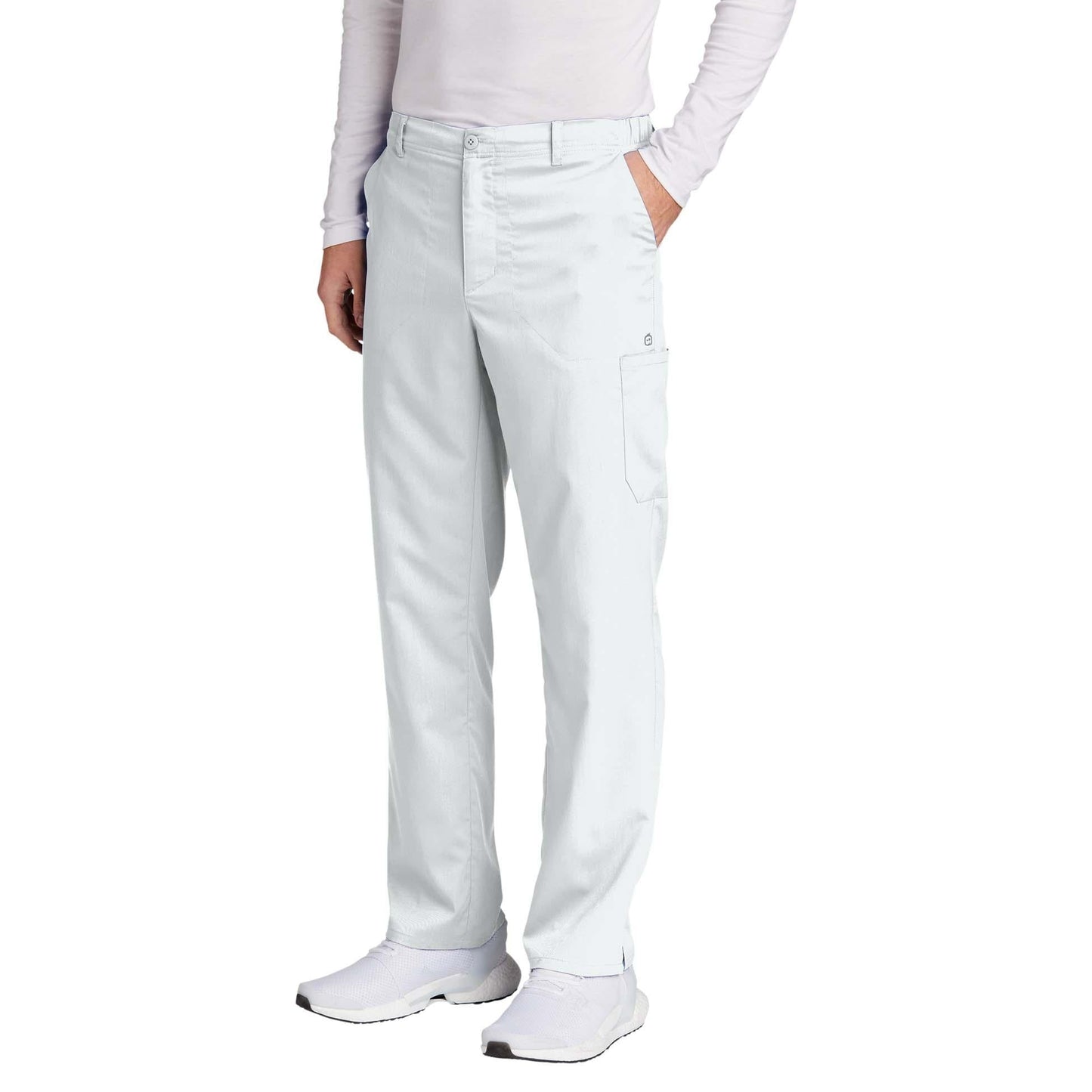 Black Scrub Pants - WonderWink - Comfortable Cargo Style