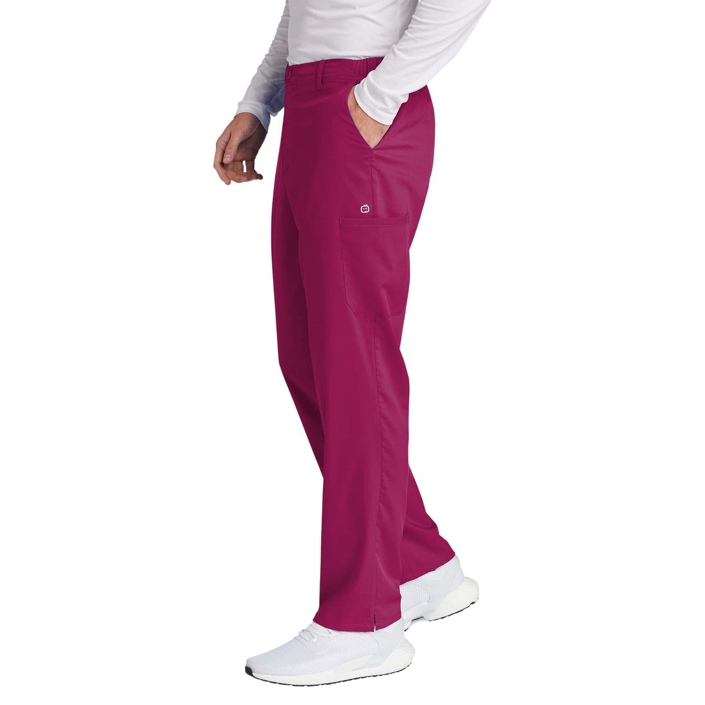Black Scrub Pants - WonderWink - Comfortable Cargo Style