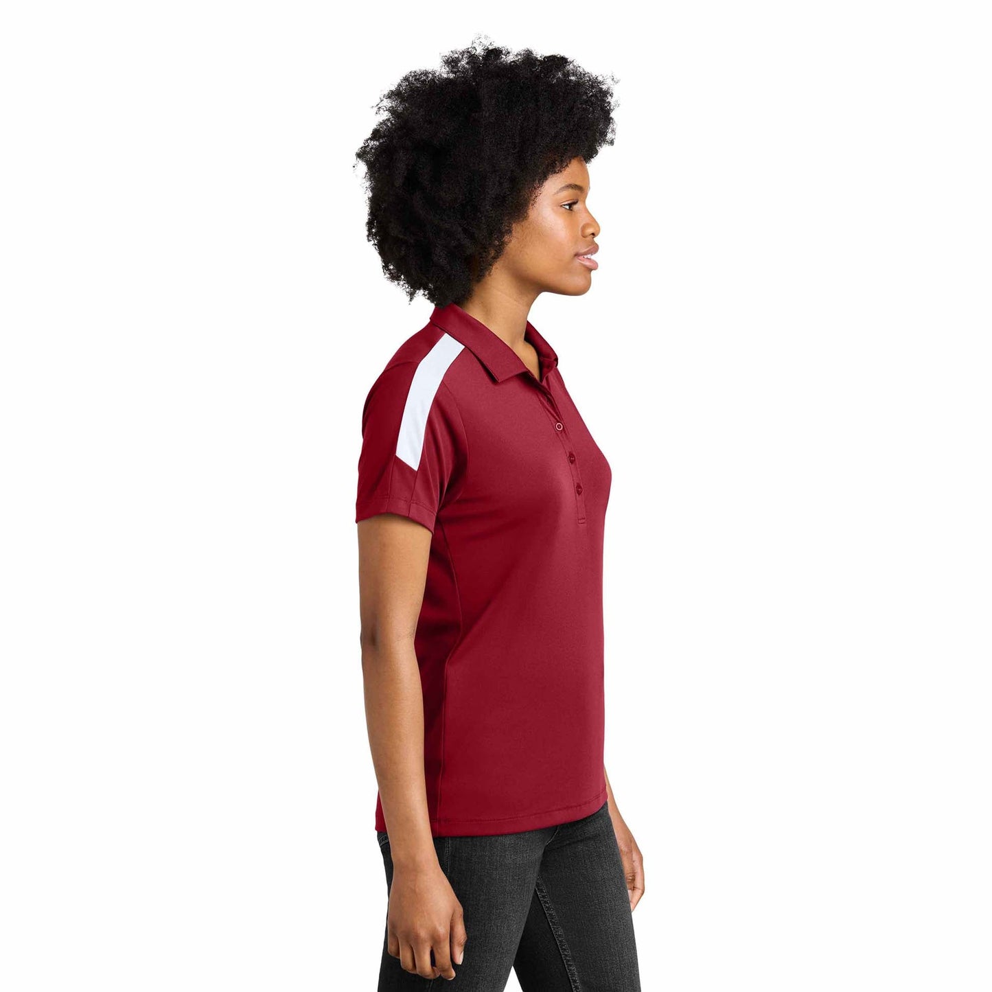 Black/Gold Polo Shirts - Sport-Tek - Moisture Wicking