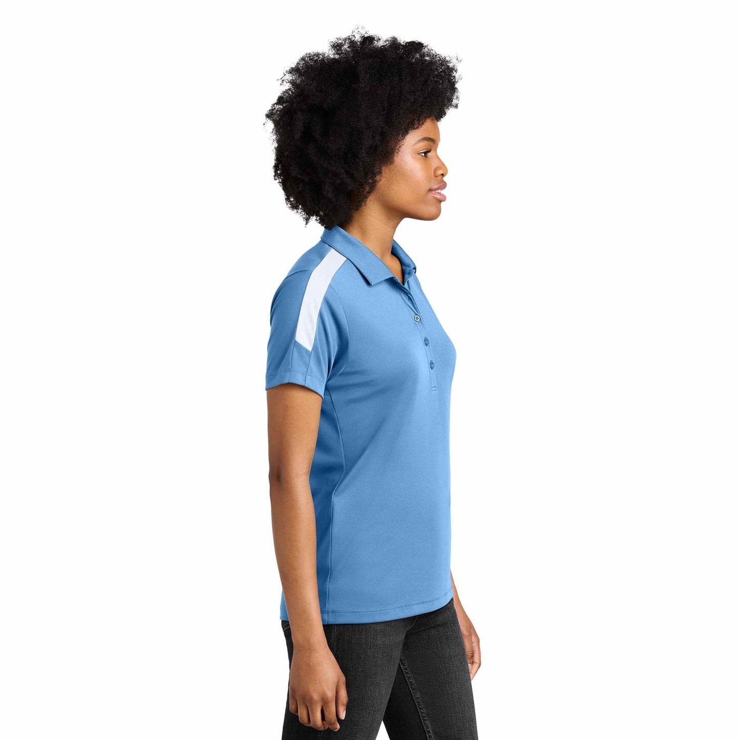 Black/Gold Polo Shirts - Sport-Tek - Moisture Wicking