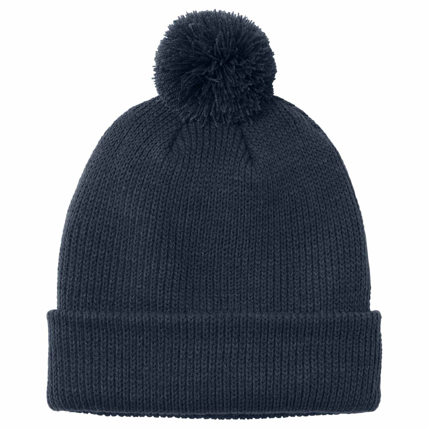 Deep Black Beanie - Port Authority - Stylish Acrylic