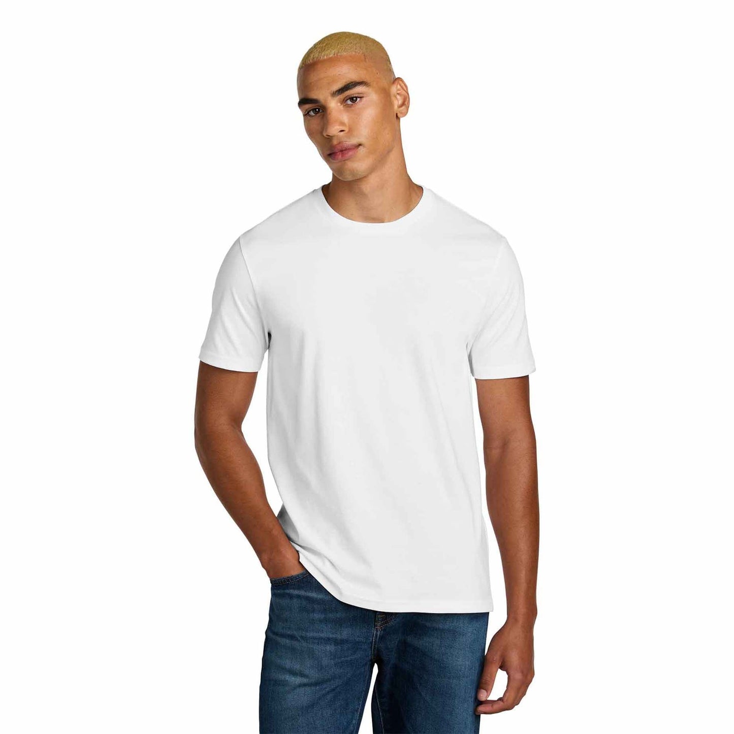 Jet Black T-Shirt - District - Soft Cotton Fabric