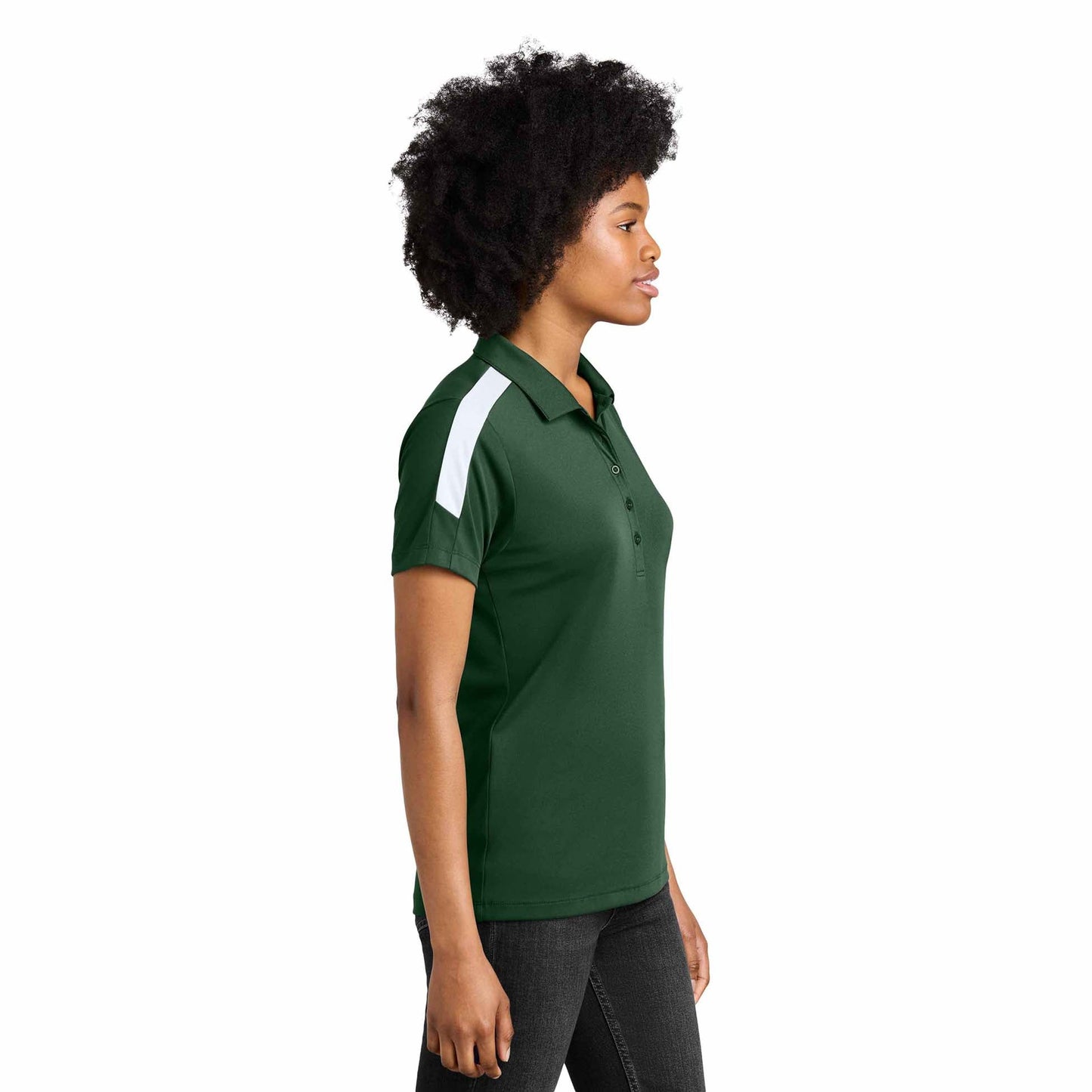 Black/Gold Polo Shirts - Sport-Tek - Moisture Wicking