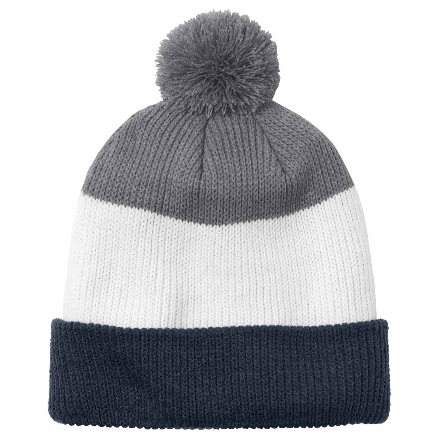 Deep Black/Gusty Grey/Storm Grey Beanies - Port Authority - Cozy