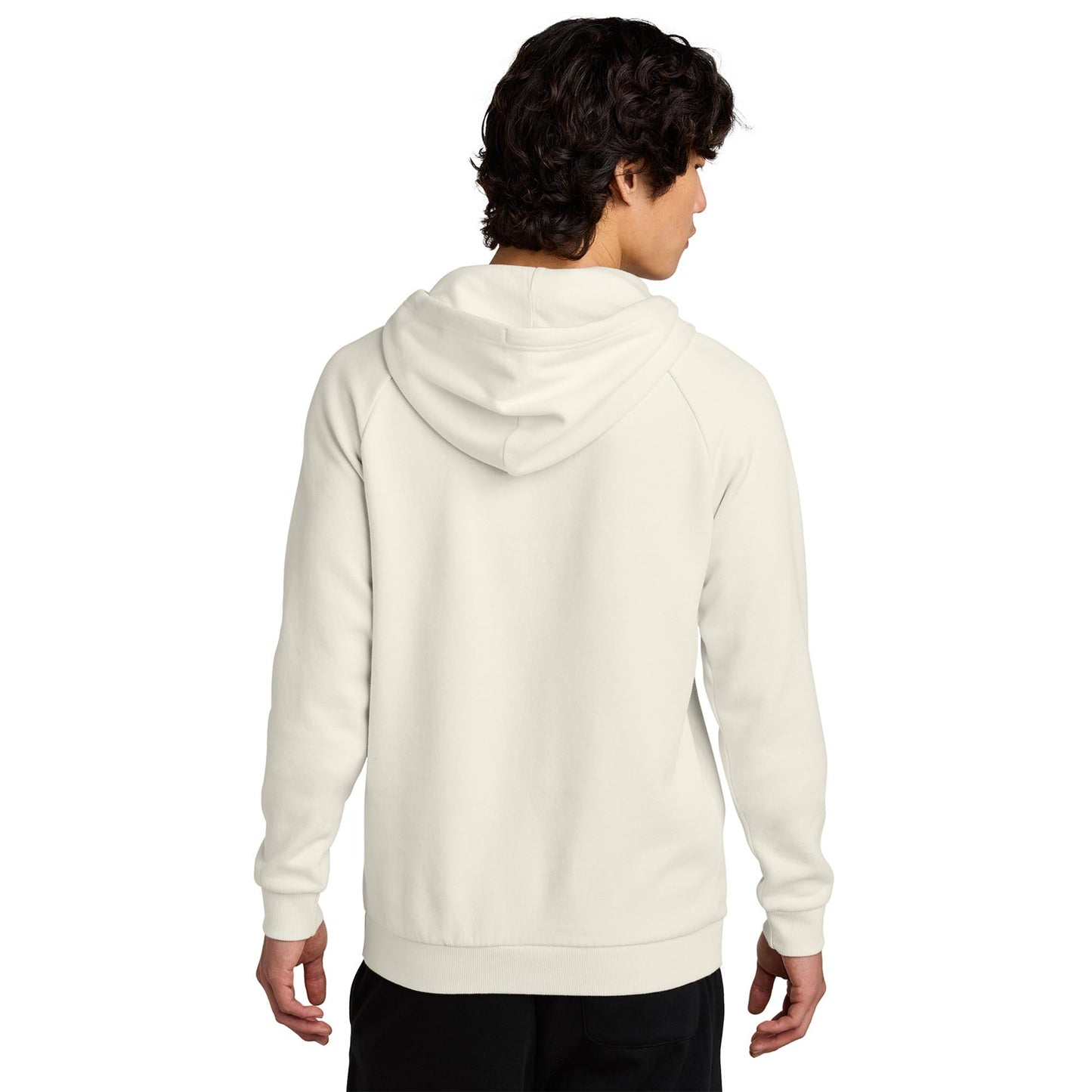 Jet Black Sweatshirt - District - Soft Fleece Fabric