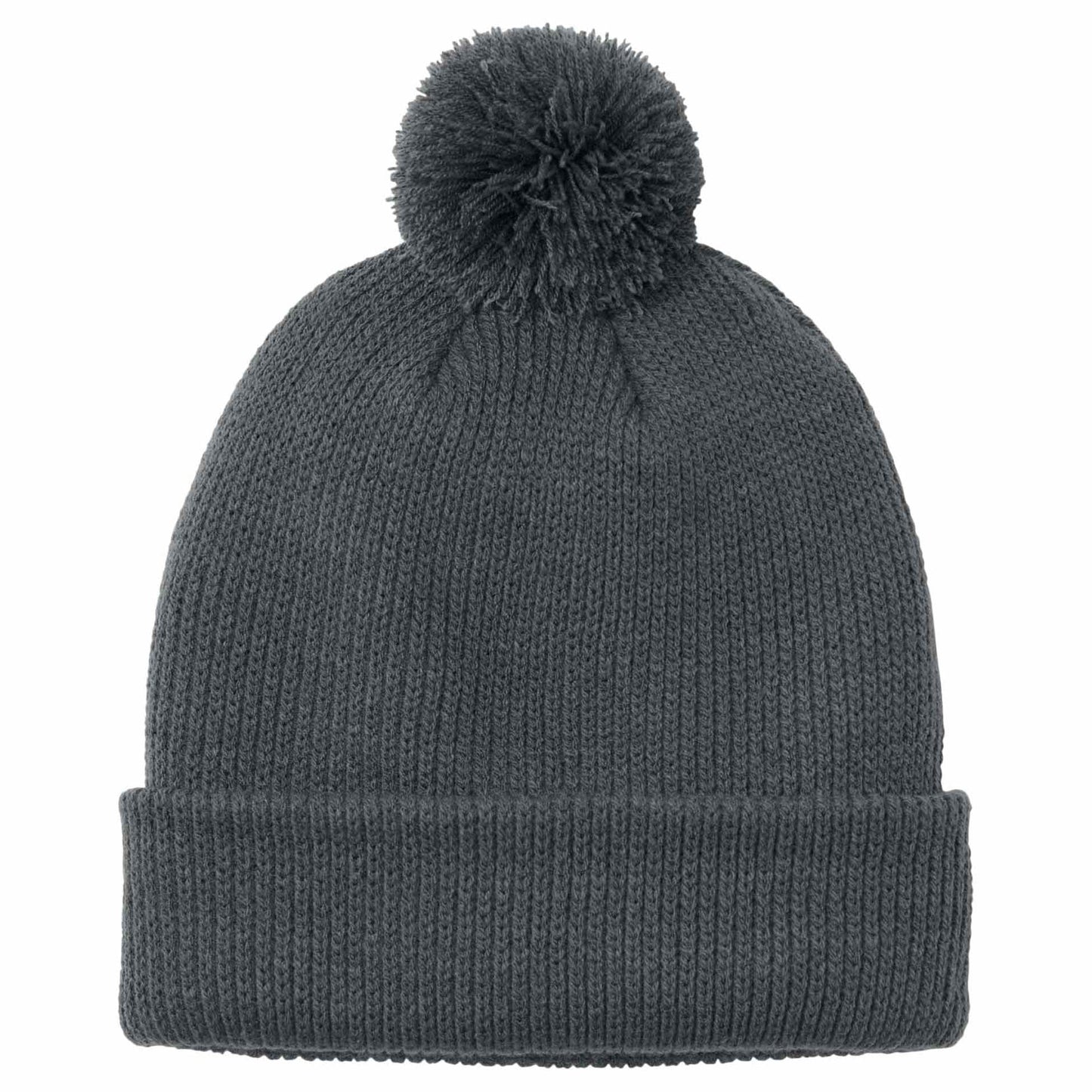Deep Black Beanie - Port Authority - Stylish Acrylic