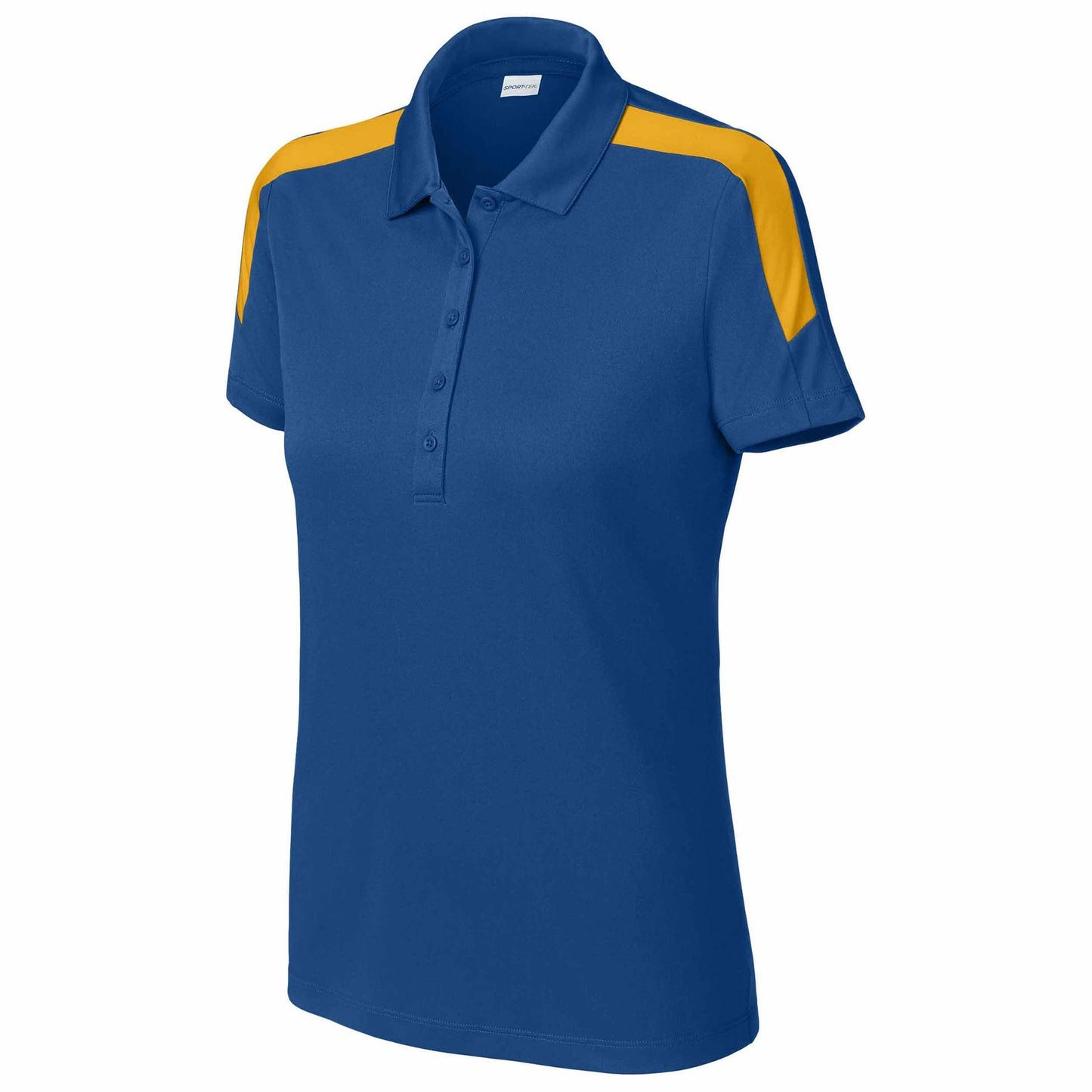 Black/Gold Polo Shirts - Sport-Tek - Moisture Wicking