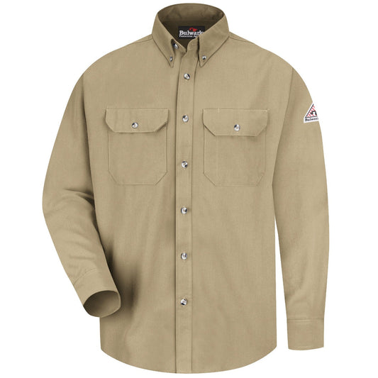 Grey Button Up Shirt - Bulwark FR - Midweight Design