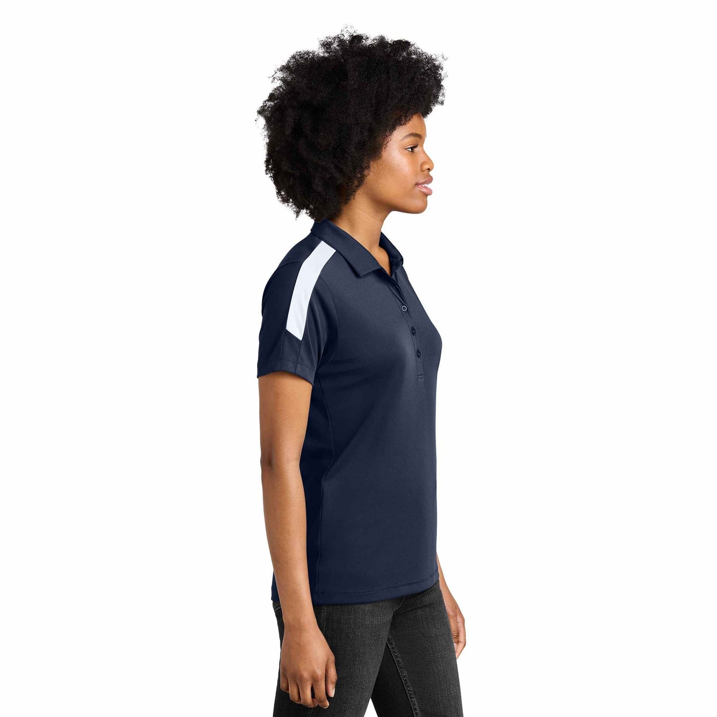 Black/Gold Polo Shirts - Sport-Tek - Moisture Wicking