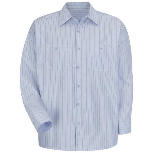Light Blue Button Up Shirt - Red Kap - Industrial Poplin