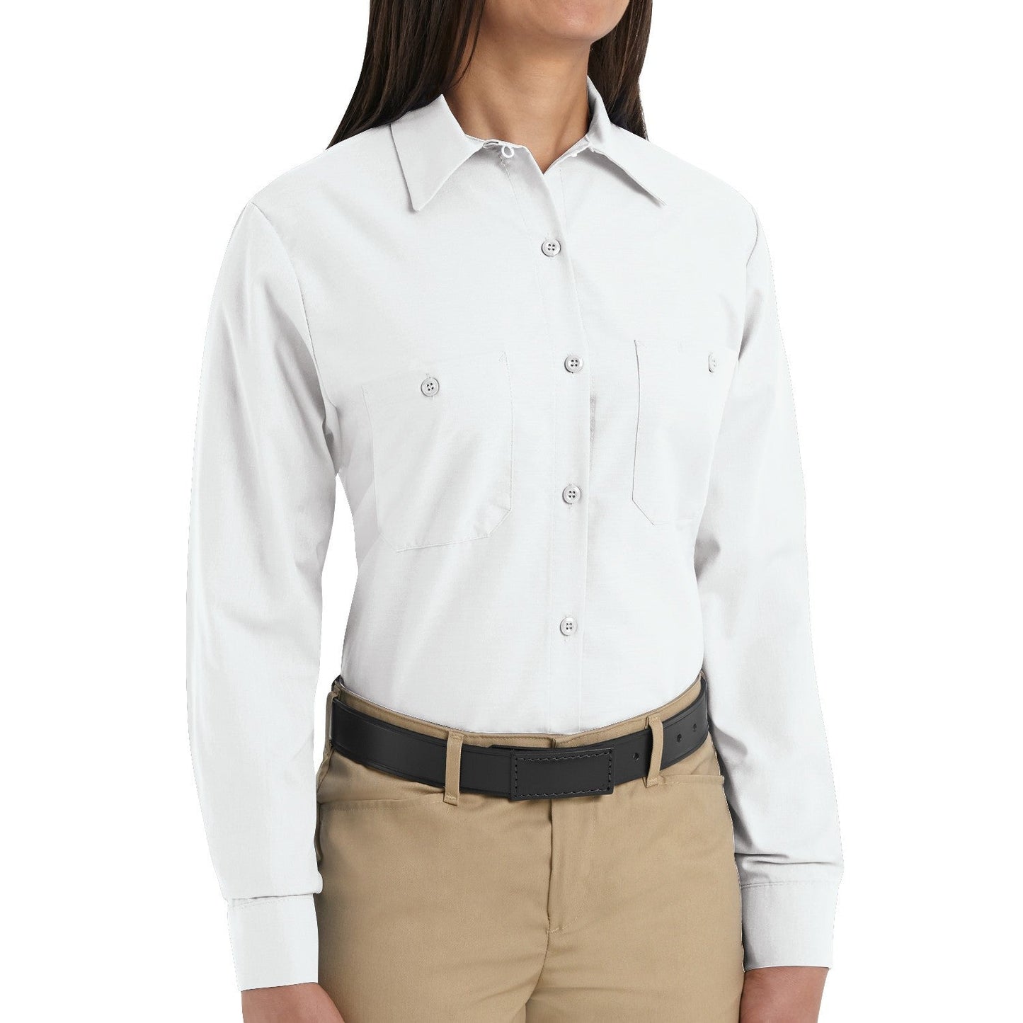 Black Button Up Shirts - Red Kap - Lightweight Work