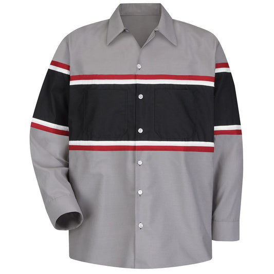Long Sleeve Button Up Shirts - Red Kap - Moisture Wicking