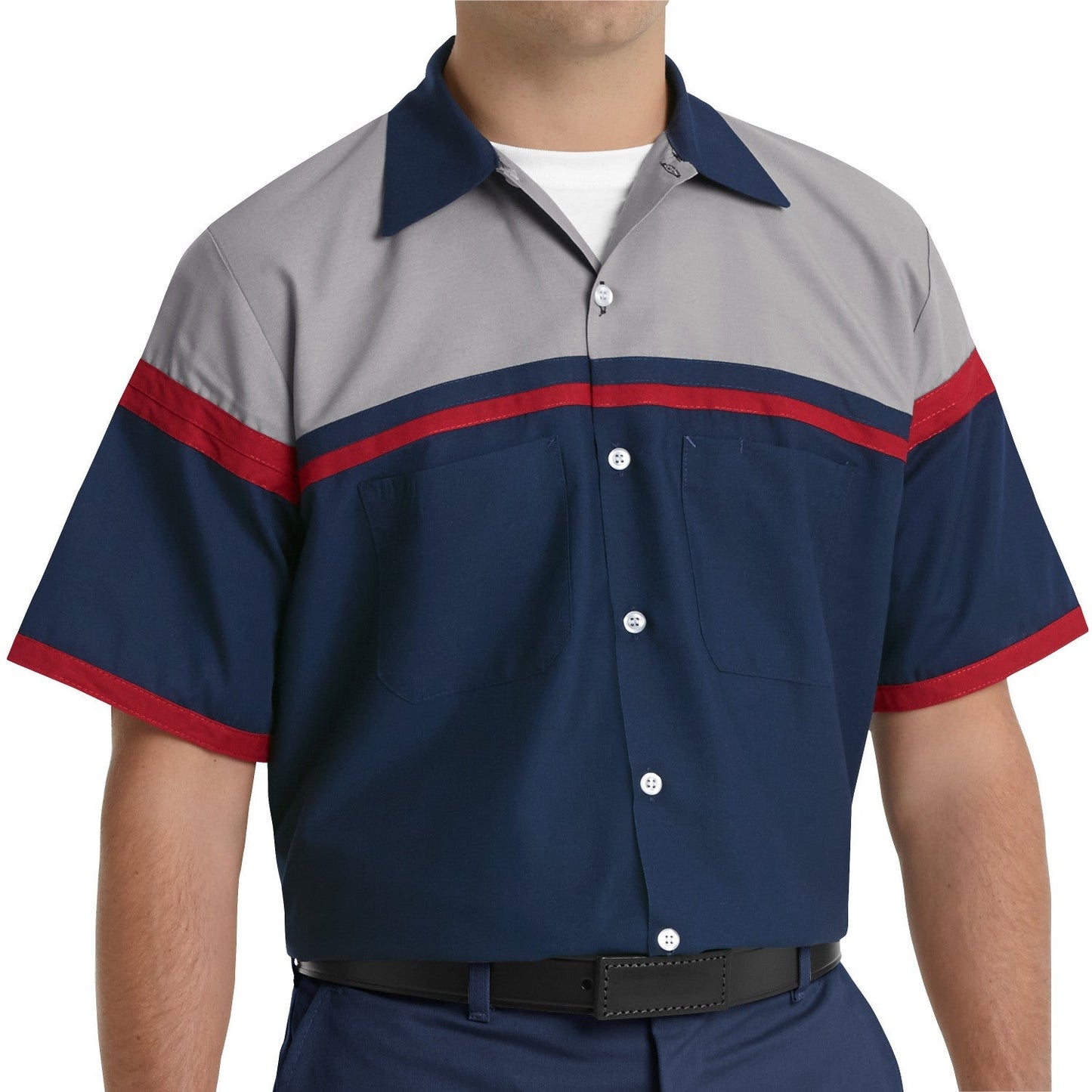 Short Sleeve Button Up Shirts - Red Kap - Performance Tech