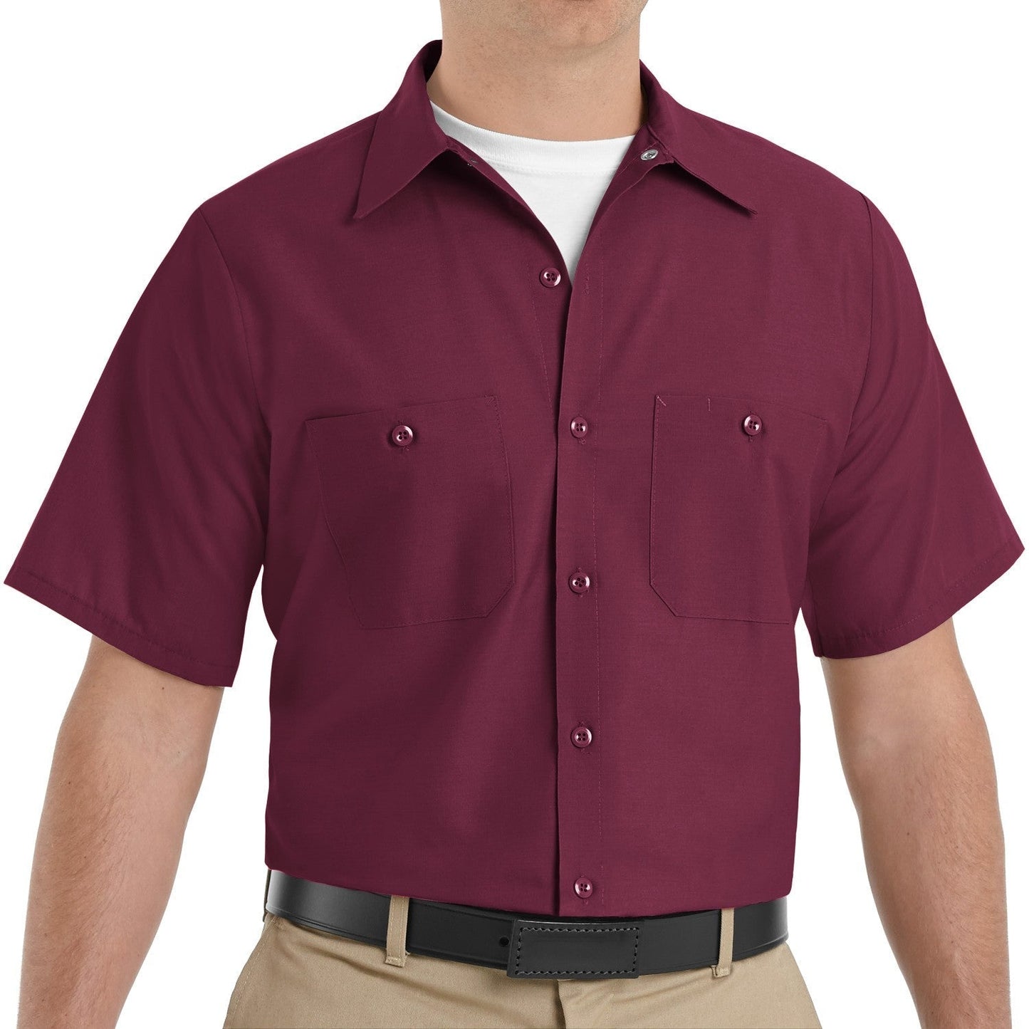 Black Button Up Shirts - Red Kap - Durable Design