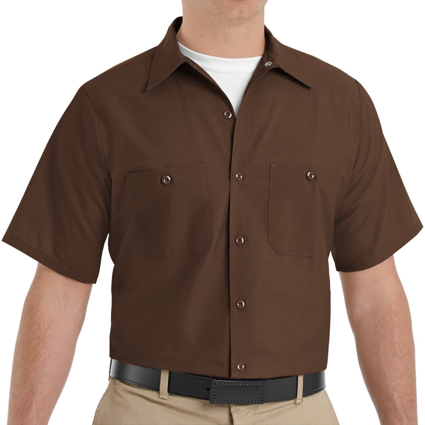 Black Button Up Shirts - Red Kap - Durable Design