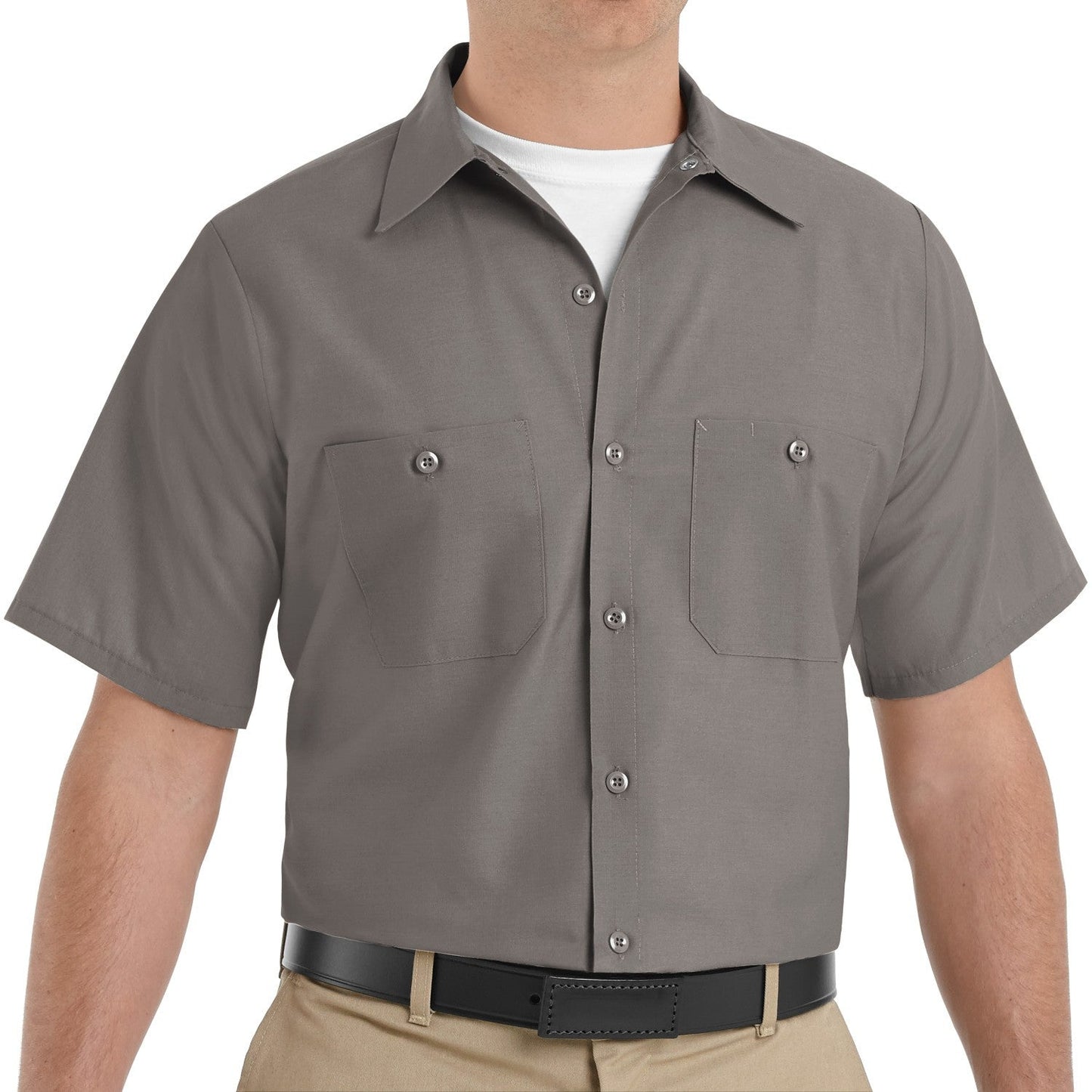 Black Button Up Shirts - Red Kap - Durable Design