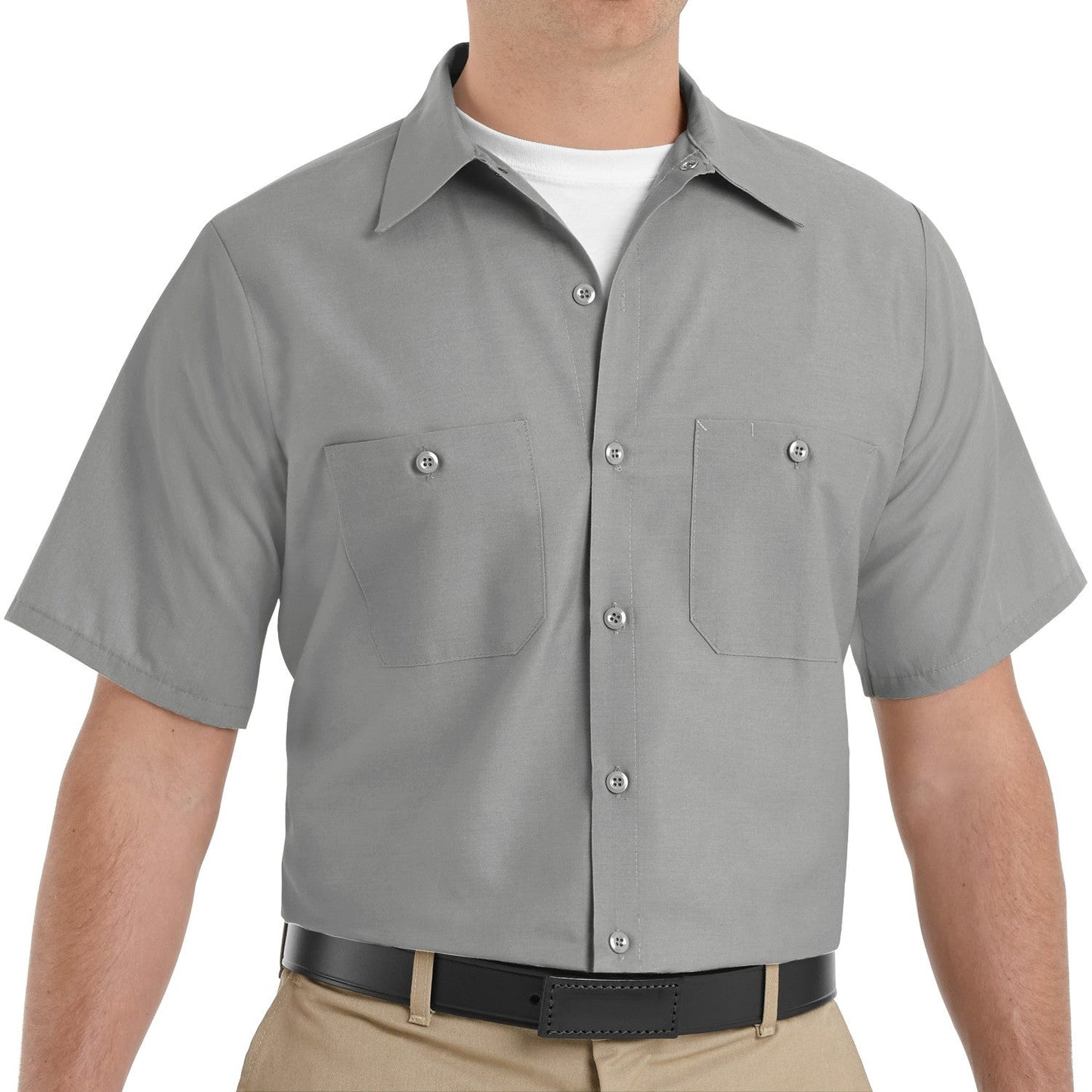 Black Button Up Shirts - Red Kap - Durable Design