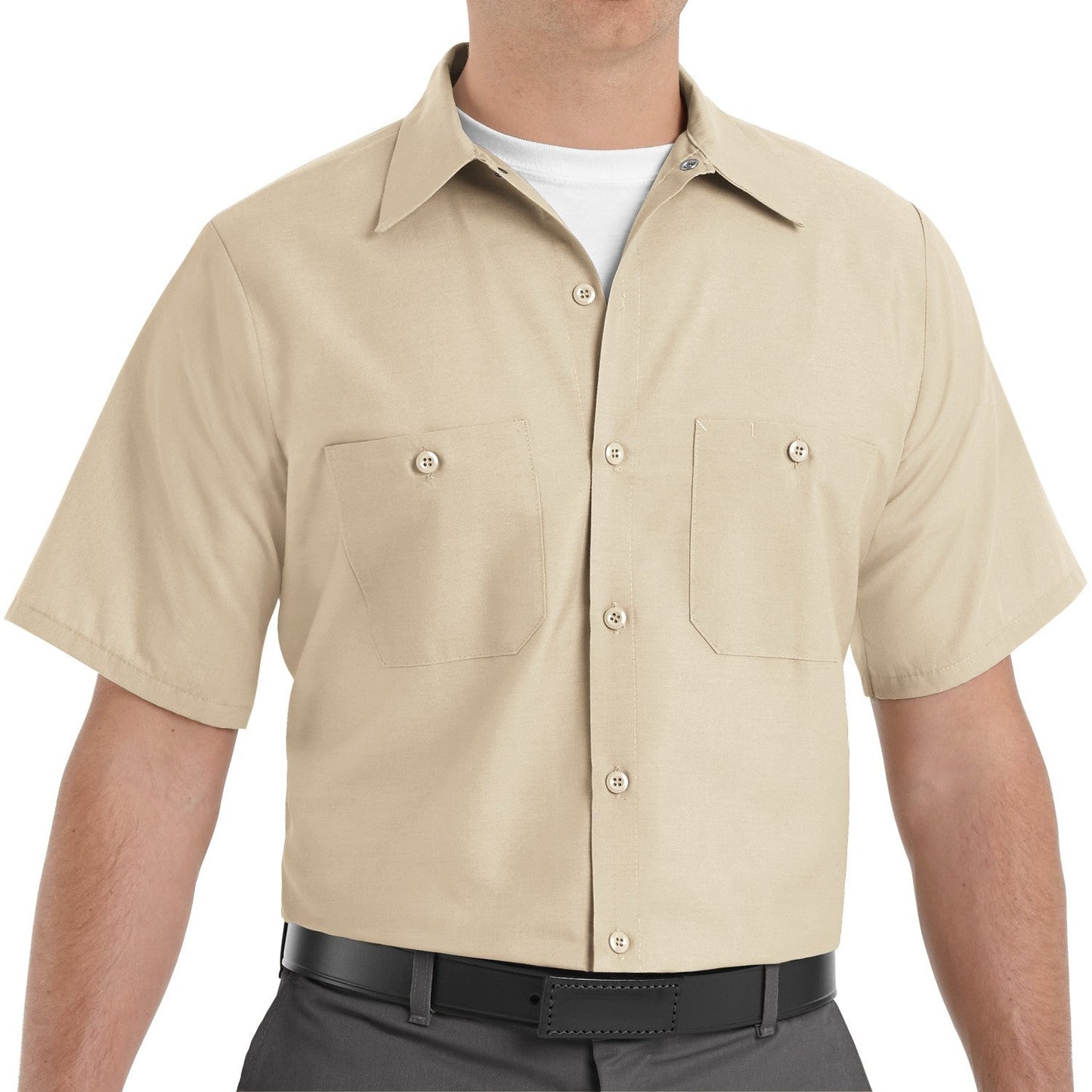 Black Button Up Shirts - Red Kap - Durable Design