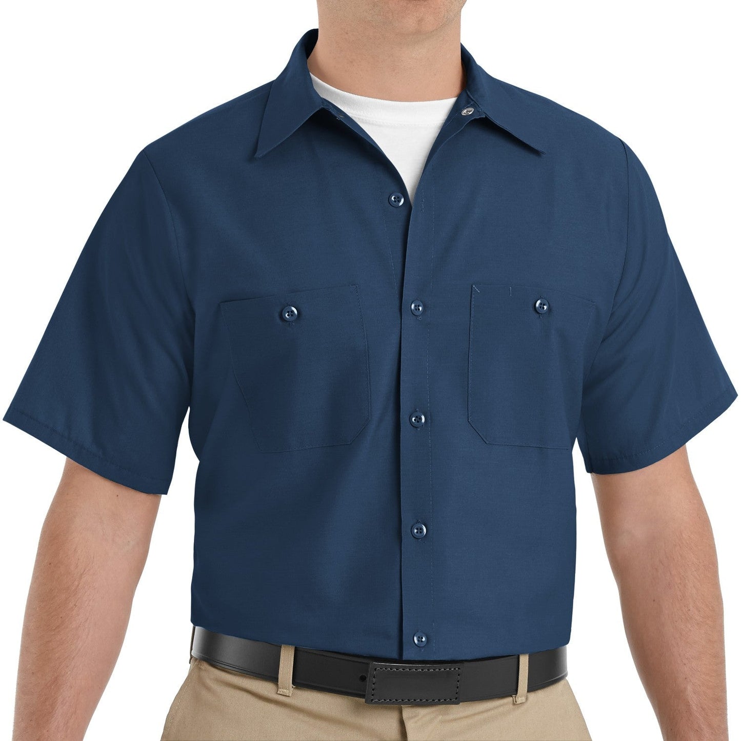Black Button Up Shirts - Red Kap - Durable Design