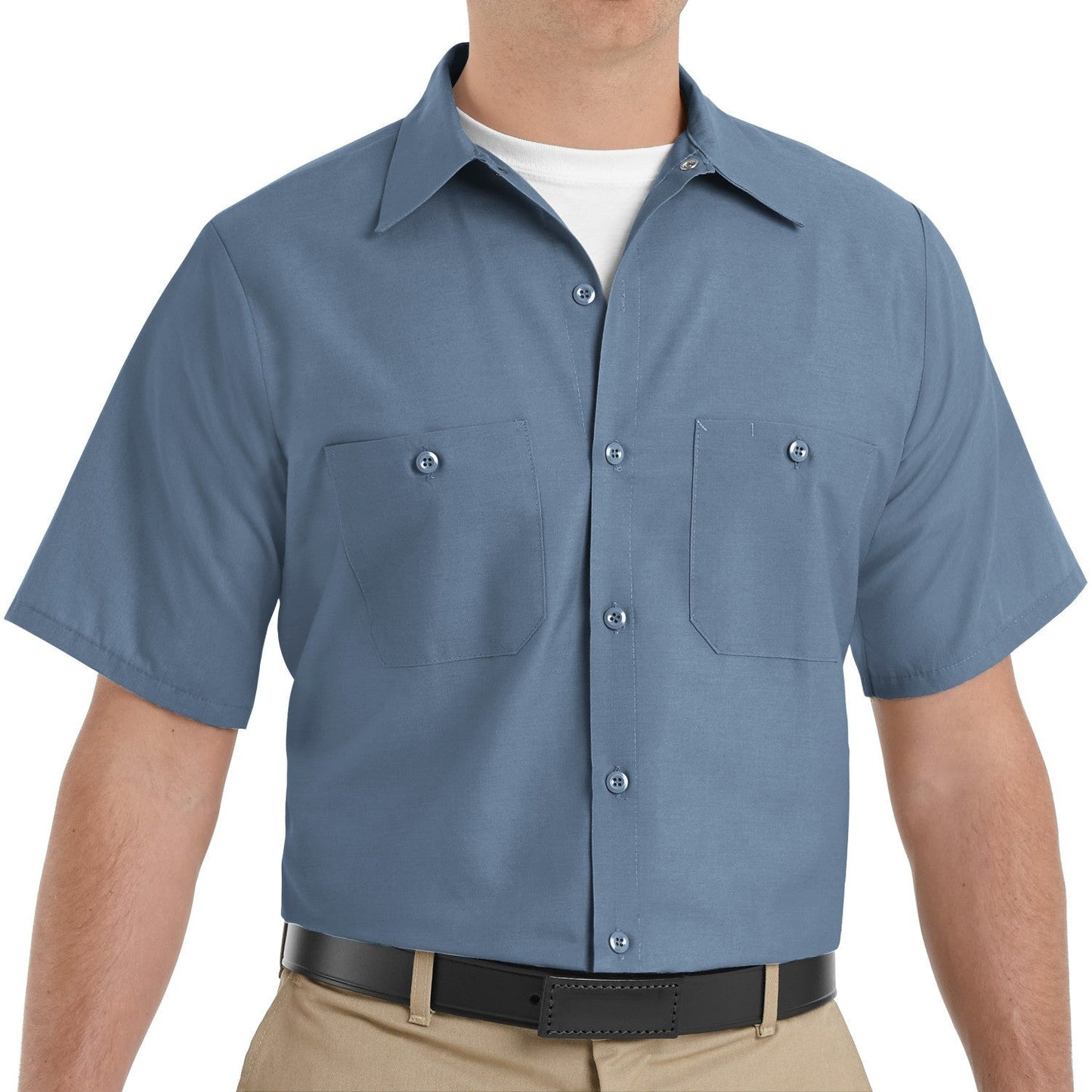 Black Button Up Shirts - Red Kap - Durable Design