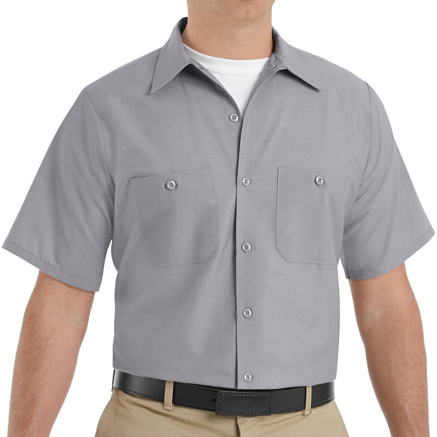 Black Button Up Shirts - Red Kap - Durable Design