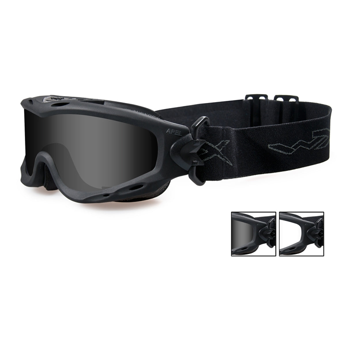 Grey, Clear & Rust Goggles - Wiley X - Fog-Free Vision